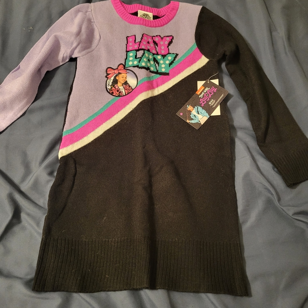That Girl Lay Lay Sweater Dress  Size 4/5 New With Tags Nickelodeon